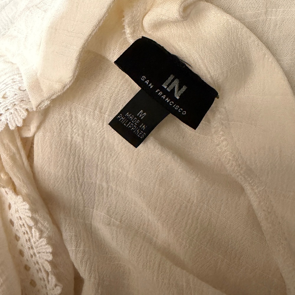 White Ruffle Tank - Picture 6 of 6